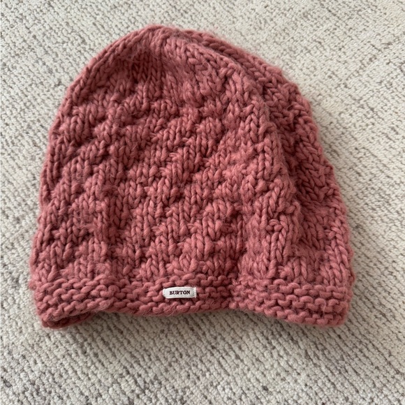 Burton Pink Knit Beanie - Picture 1 of 3